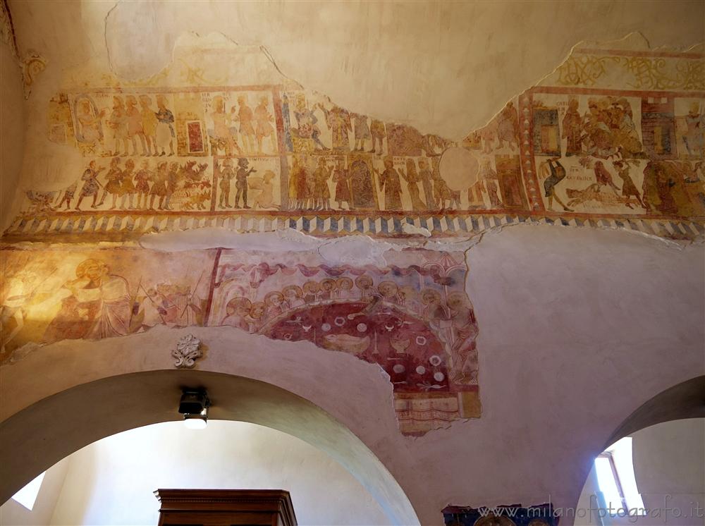 Casarano (Lecce, Italy) - Byzantine frescos with the history of Santa Caterina da Alessandria